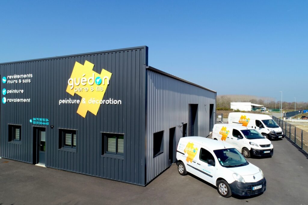Façade extérieure de la société GUEDON Peinture