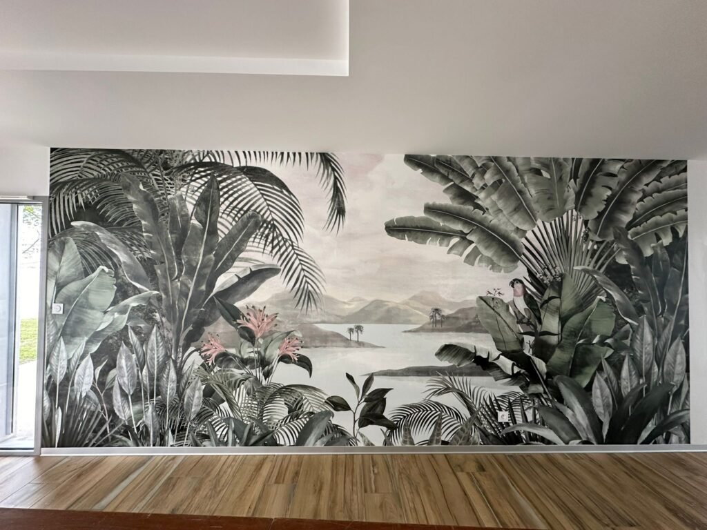 papier peint panoramique jungle